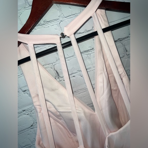 BRAND NWT Azazie Blushing Pink Sleeveless formal dress size 16 - Picture 10 of 16